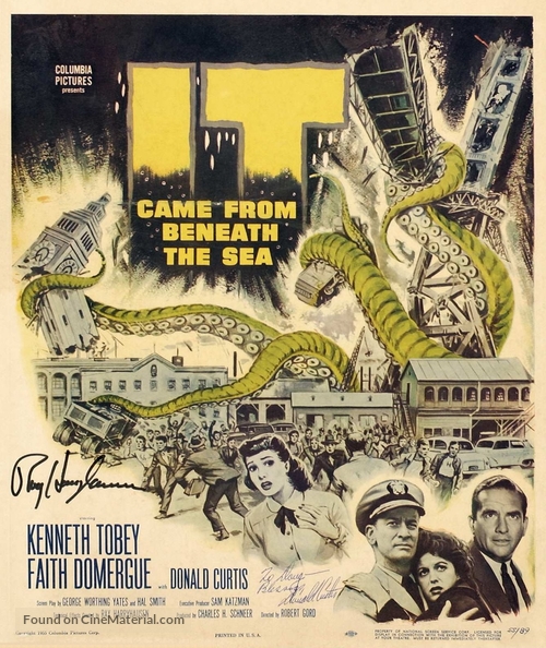 It Came from Beneath the Sea - Movie Poster