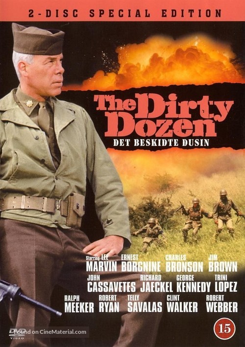 The Dirty Dozen - Danish DVD movie cover