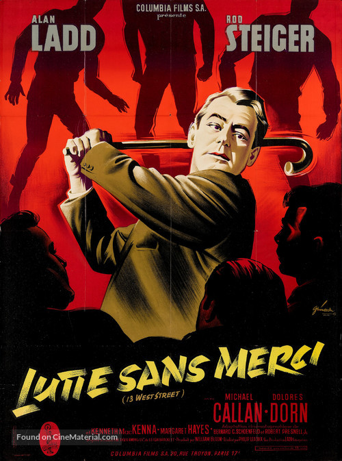 13 West Street - French Movie Poster