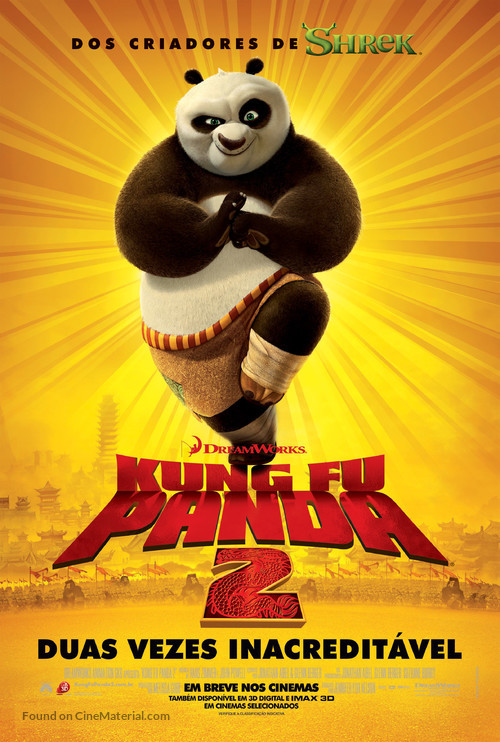 Kung Fu Panda 2 - Brazilian Movie Poster