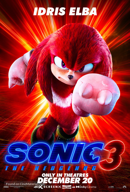 Sonic the Hedgehog 3 - Movie Poster