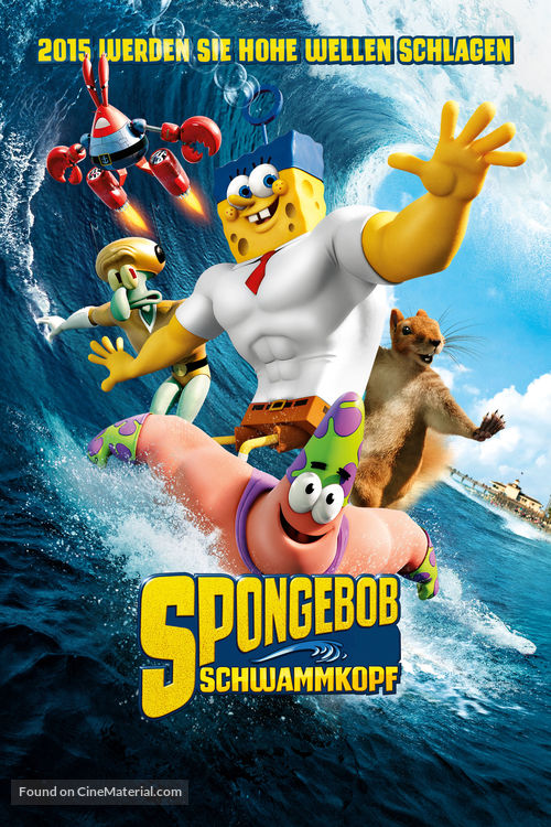 The SpongeBob Movie: Sponge Out of Water - Austrian DVD movie cover
