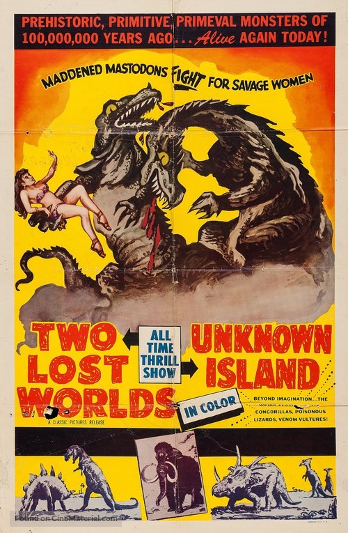 Two Lost Worlds - Combo movie poster