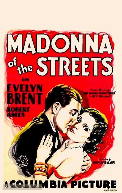 Madonna of the Streets - Movie Poster
