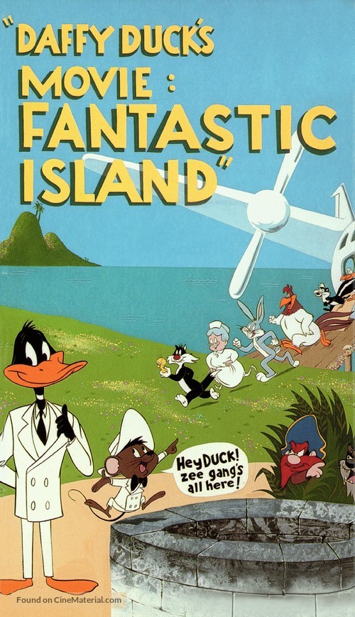 Daffy Duck&#039;s Movie: Fantastic Island - VHS movie cover