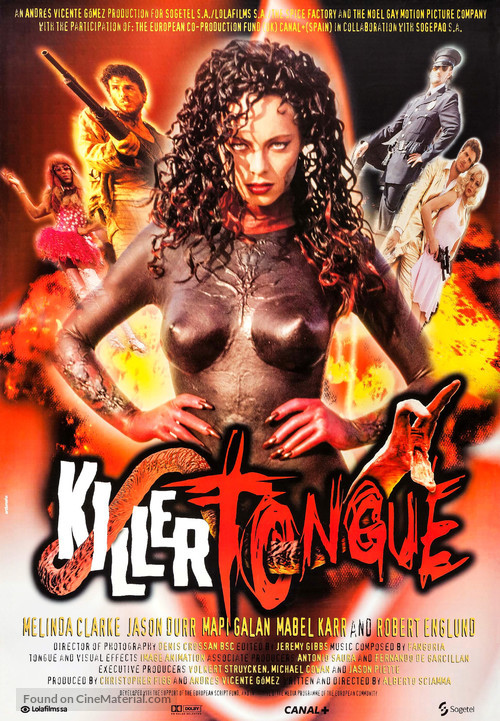 La lengua asesina - British Movie Poster