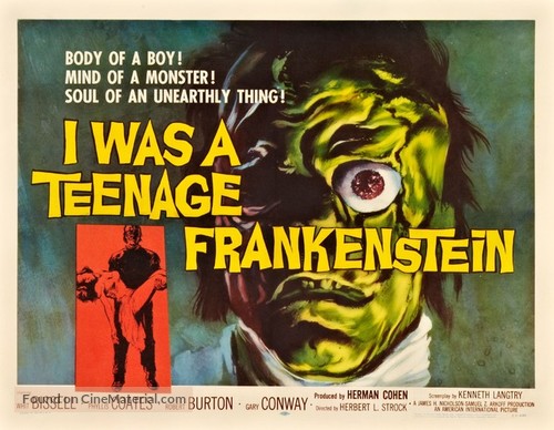 I Was a Teenage Frankenstein - Movie Poster