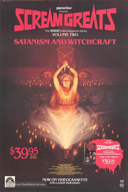 Scream Greats, Vol. 2: Satanism and Witchcraft - Video release movie poster