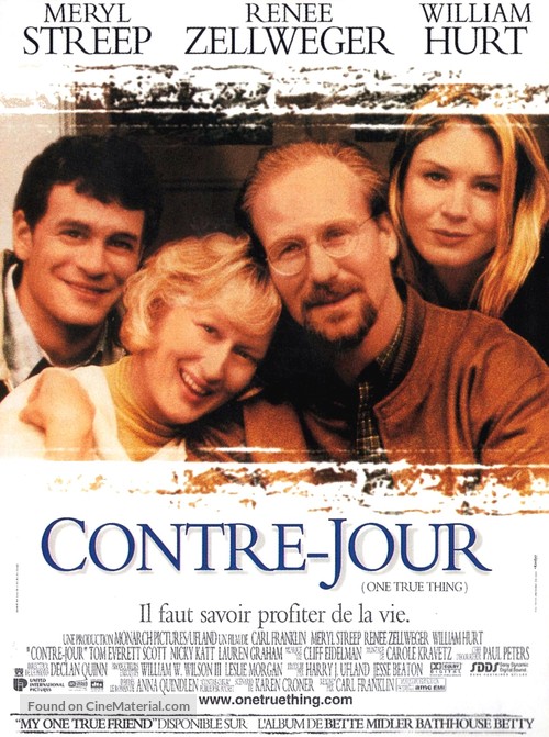 One True Thing - French Movie Poster