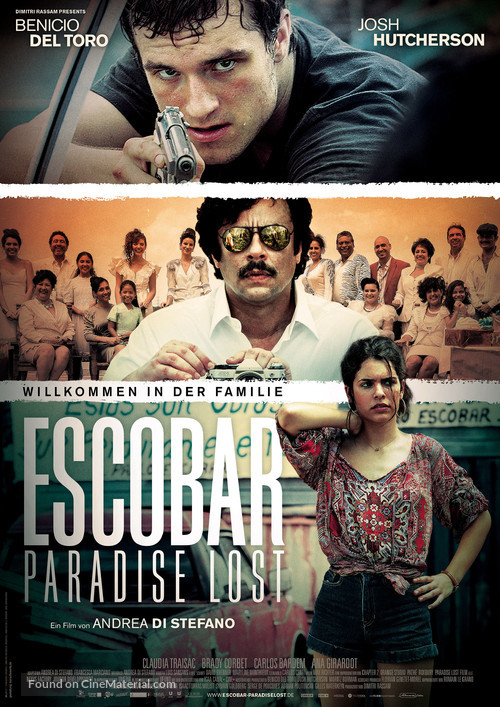 Escobar: Paradise Lost - German Movie Poster
