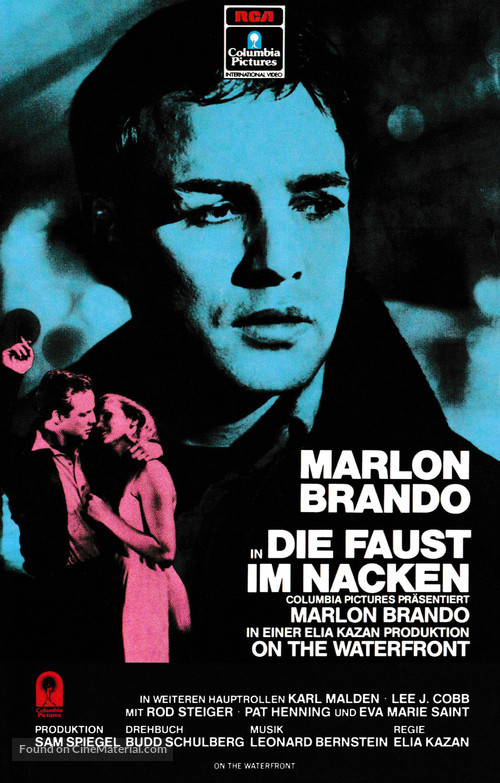 On the Waterfront - German Movie Cover