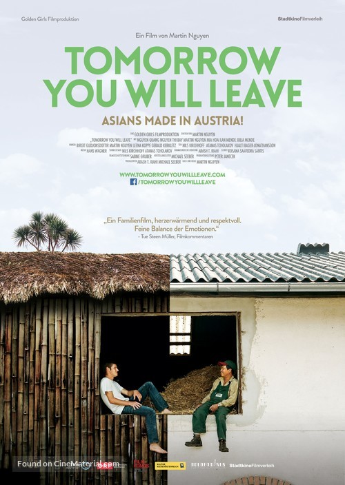 Tomorrow You Will Leave - Austrian Movie Poster