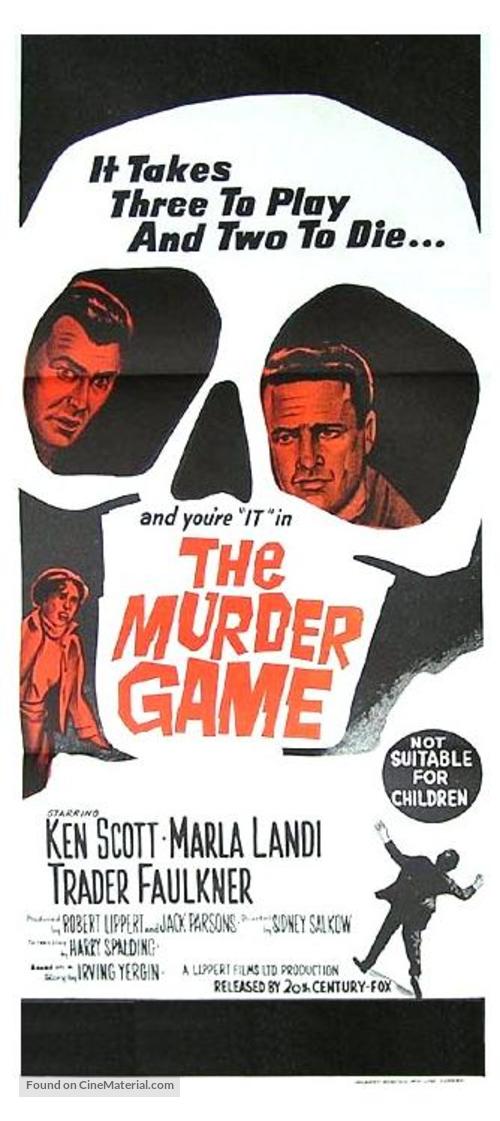 The Murder Game - Australian Movie Poster