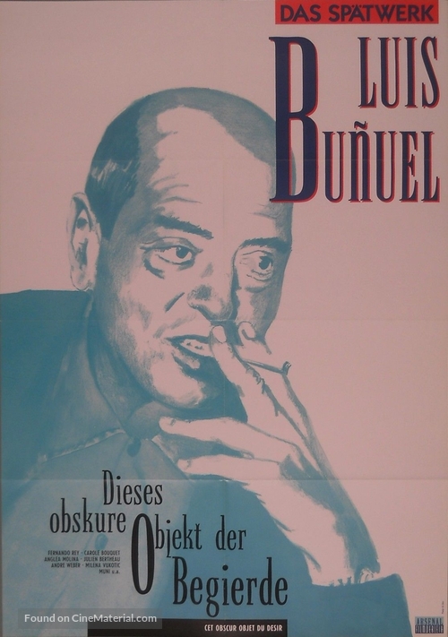 Cet obscur objet du d&eacute;sir - German Movie Poster