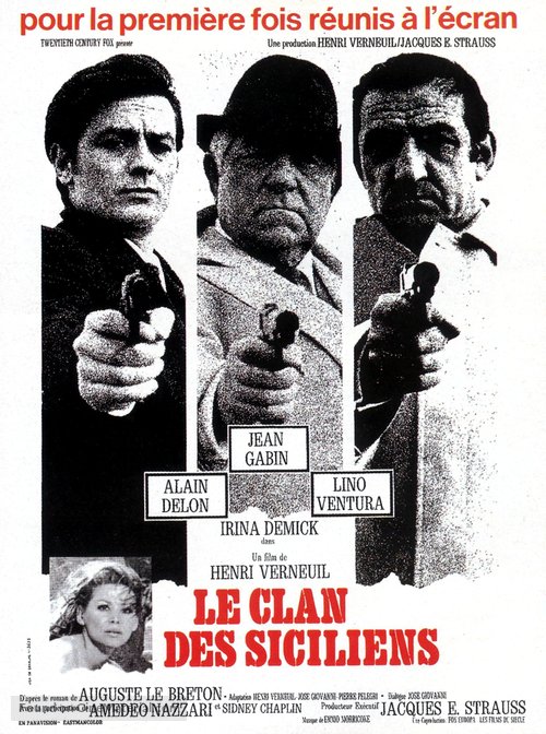 Le clan des Siciliens - French Movie Poster