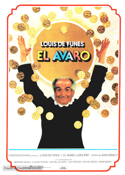 L&#039;avare - Spanish Movie Poster