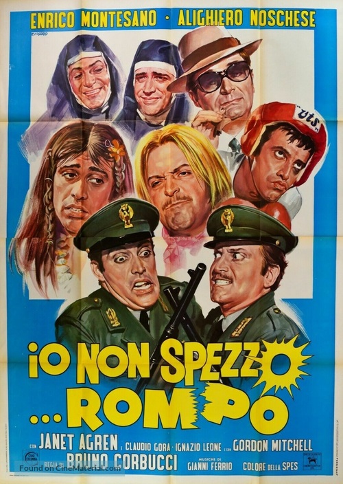 Io non spezzo... rompo - Italian Movie Poster