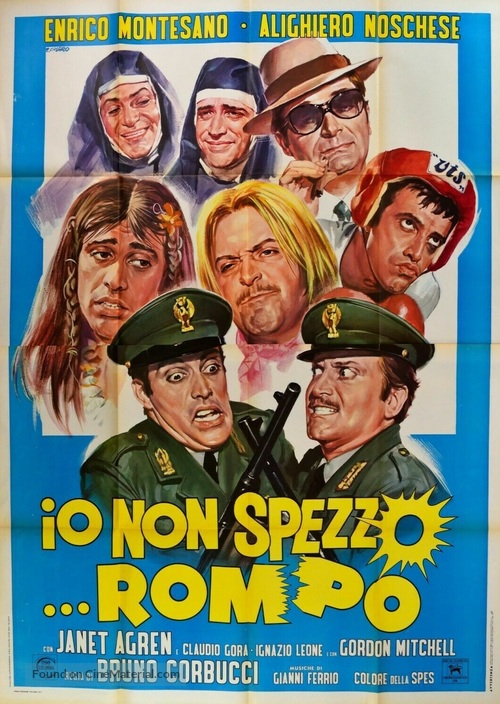 Io non spezzo... rompo - Italian Movie Poster