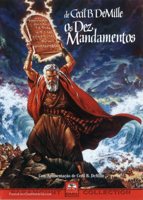 The Ten Commandments - Brazilian Movie Cover