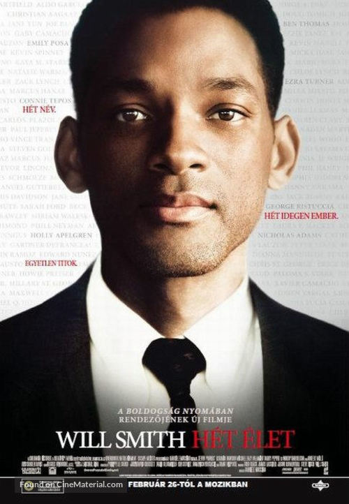 Seven Pounds - Hungarian Movie Poster
