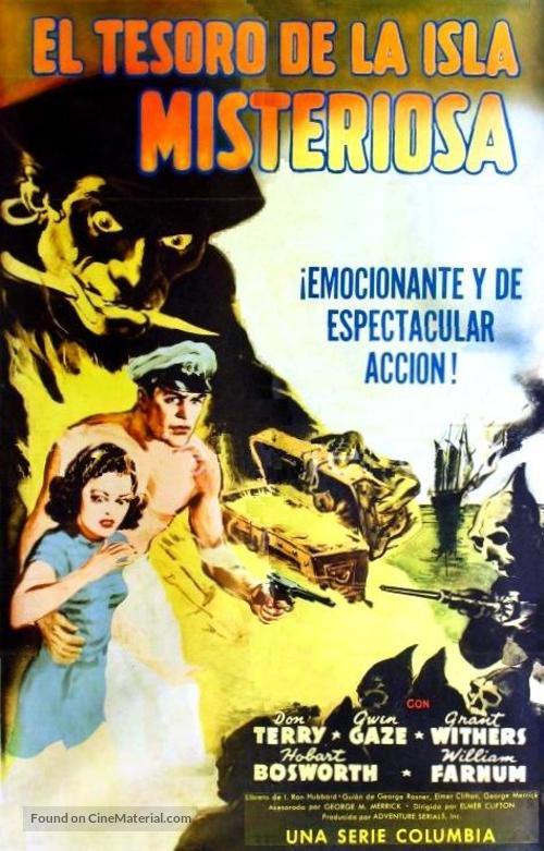 The Secret of Treasure Island - Spanish Movie Poster