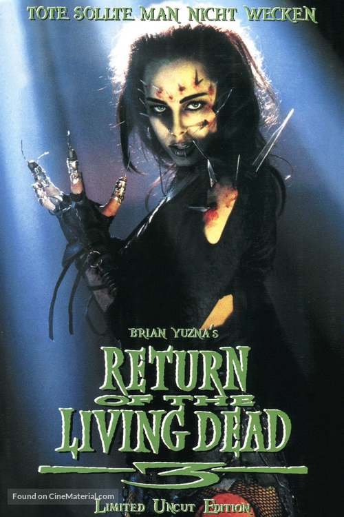 Return of the Living Dead III - German Movie Cover