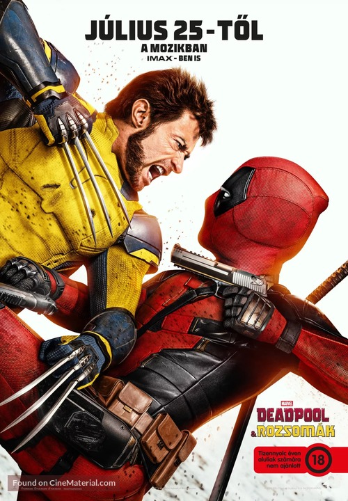 Deadpool &amp; Wolverine - Hungarian Movie Poster