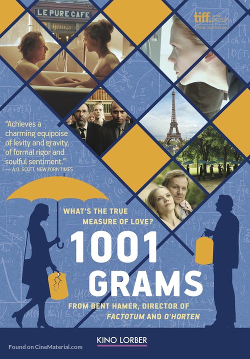 1001 Gram - DVD movie cover