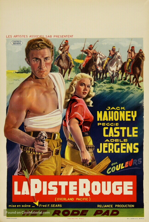 Overland Pacific - Belgian Movie Poster
