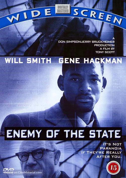 Enemy Of The State - Danish Movie Cover