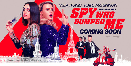 The Spy Who Dumped Me - British Movie Poster