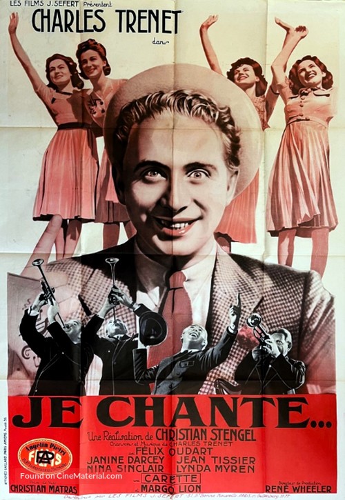 Je chante - French Movie Poster