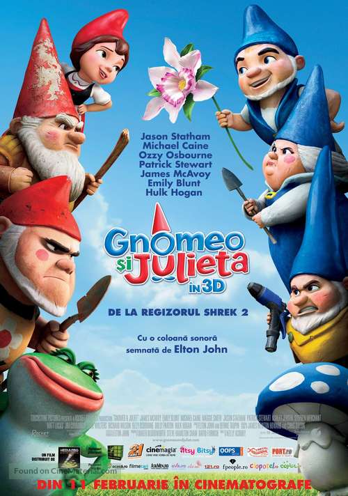Gnomeo &amp; Juliet - Romanian Movie Poster