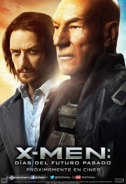 X-Men: Days of Future Past - Mexican Movie Poster