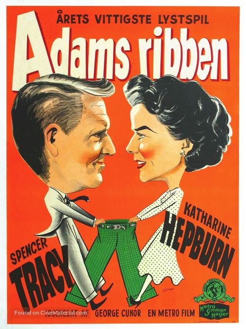 Adam&#039;s Rib - Danish Movie Poster