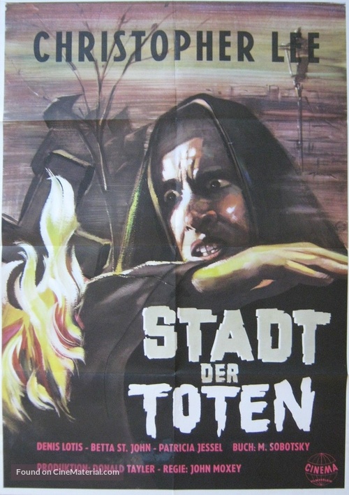 The City of the Dead - German Movie Poster
