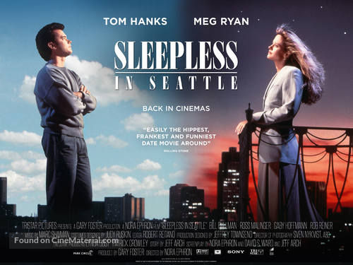 Sleepless In Seattle - British Movie Poster