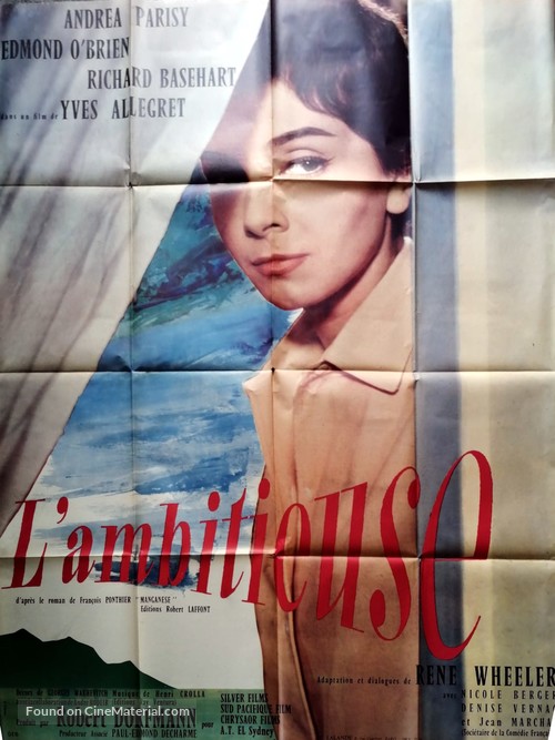 L&#039;ambitieuse - French Movie Poster