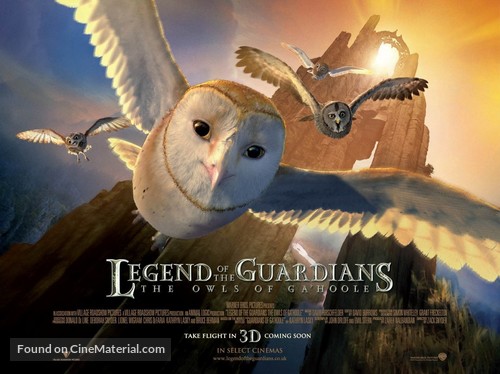Legend of the Guardians: The Owls of Ga&#039;Hoole - British Movie Poster
