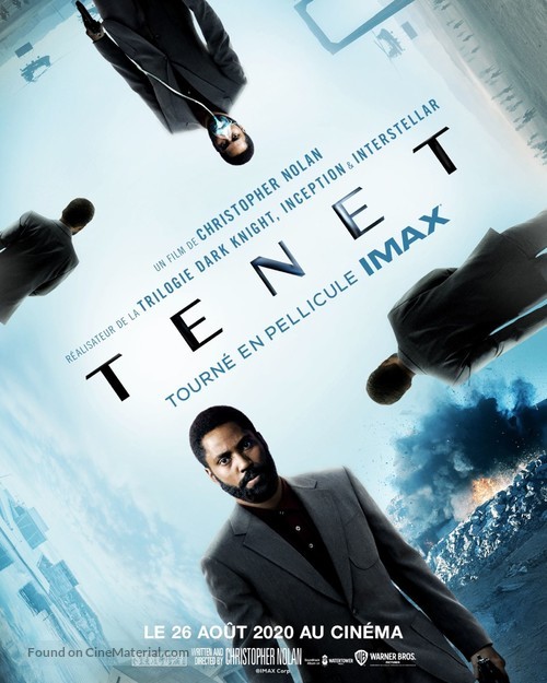Tenet - Belgian Movie Poster