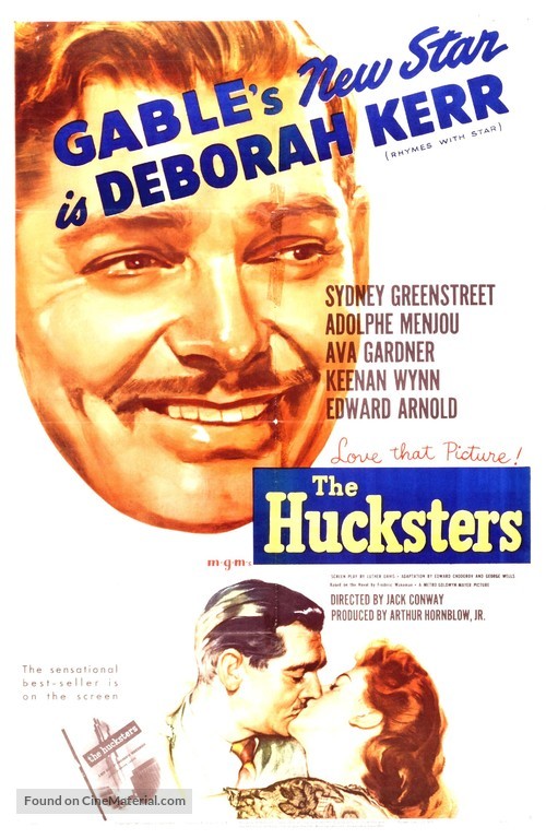 The Hucksters - Movie Poster