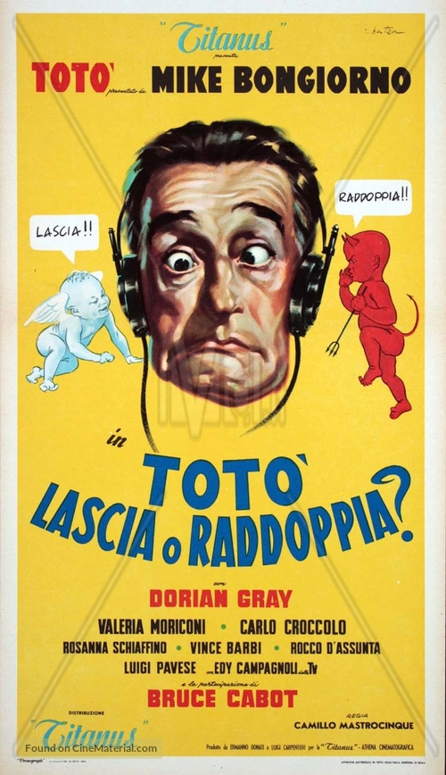 Tot&ograve;, lascia o raddoppia? - Italian Movie Poster