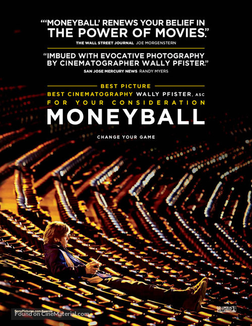 Moneyball - For your consideration movie poster