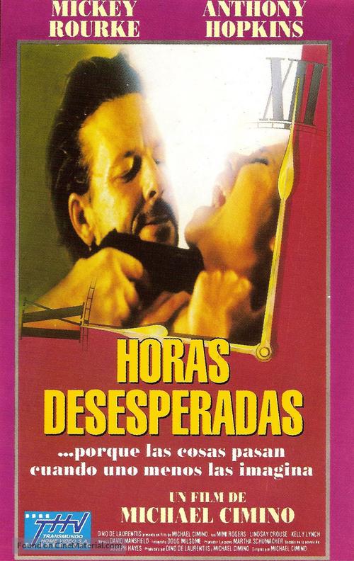 Desperate Hours - Argentinian VHS movie cover