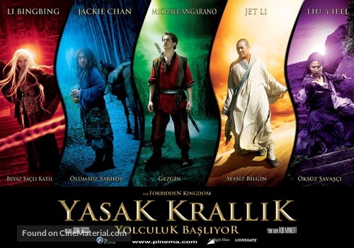 The Forbidden Kingdom - Turkish Movie Poster