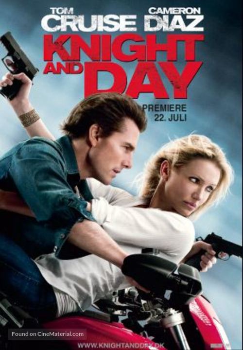 Knight and Day - Danish Movie Poster