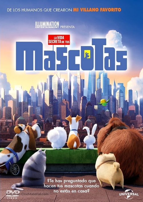 The Secret Life of Pets - Spanish Movie Cover
