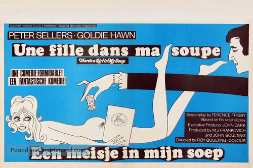 There&#039;s a Girl in My Soup - Belgian Movie Poster