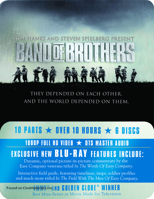 &quot;Band of Brothers&quot; - British Blu-Ray movie cover