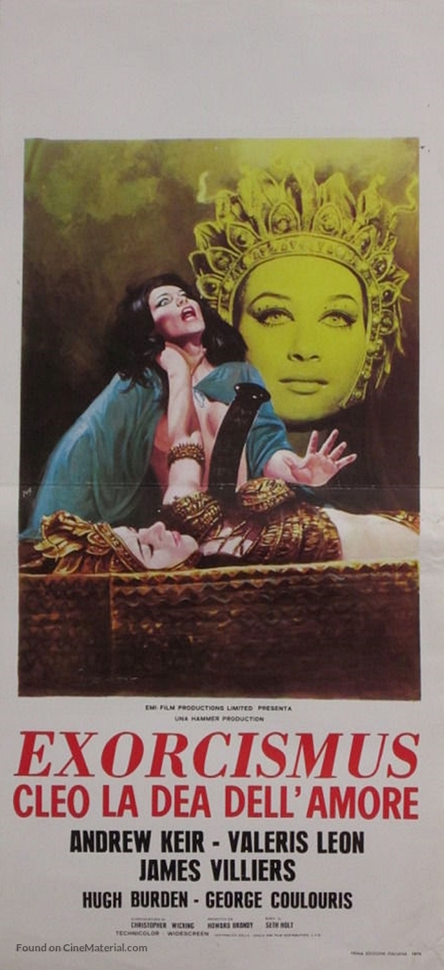 Blood from the Mummy&#039;s Tomb - Italian Movie Poster